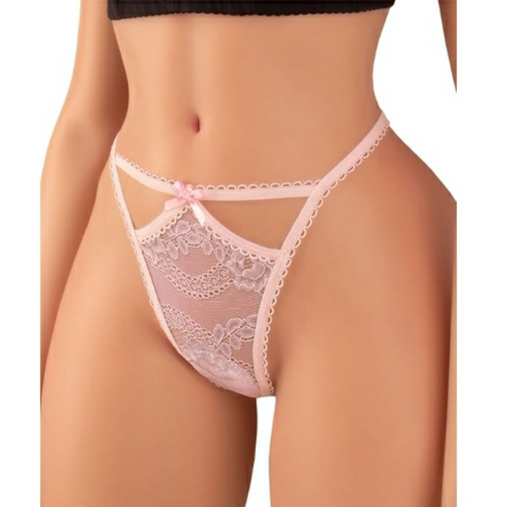 Sexy Thong T Back Low Waist Panties G-String Underwear Pink